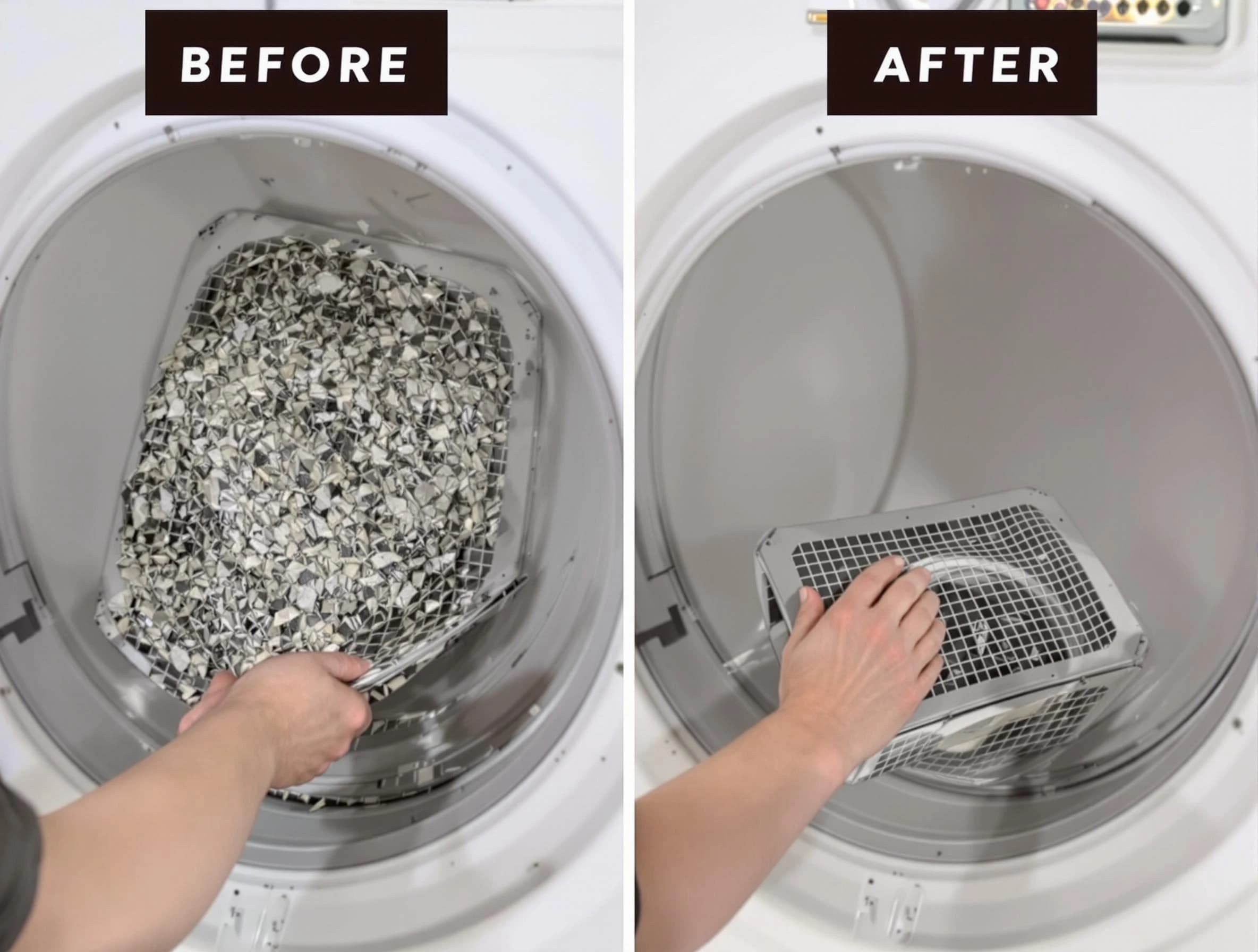 Professional lint trap cleaning by Andover Dryer Vent Cleaning in Andover