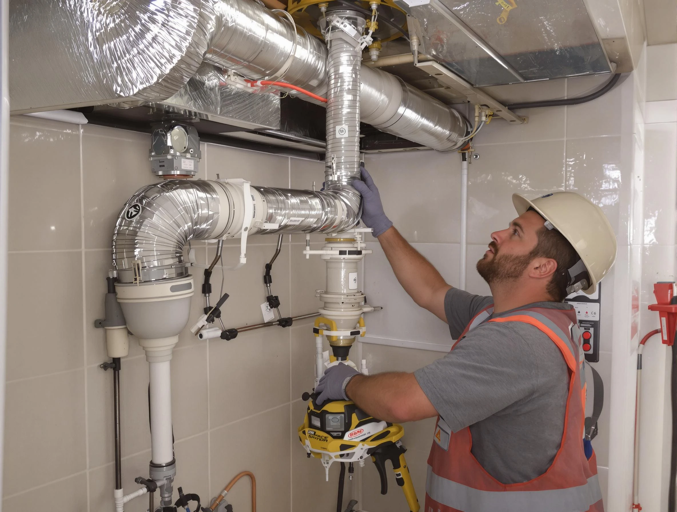 Andover Dryer Vent Cleaning expert performing professional dryer vent repair and installation in Andover